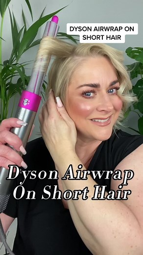 Easy Dyson Airwrap Tutorial for Soft Curls on Short Hair