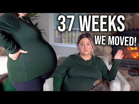 37 WEEKS PREGNANT! WE FINALLY MOVED!! INSOMNIA, ANXIETY, NESTING, ABDOMINAL SEPARATION ETC.