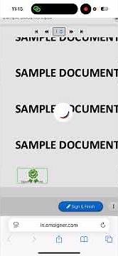 How to esign the document using emsigner and aadhaar OTP