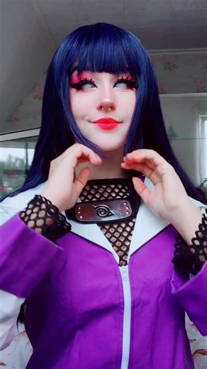 Cosplay Transformation of Hinata from Naruto