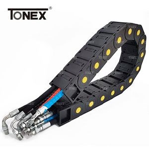 [Hot Item] Nylon PA66 Plastic Cable Drag Chain Bridge Type Cable Carrier Chain CNC Drag Chain