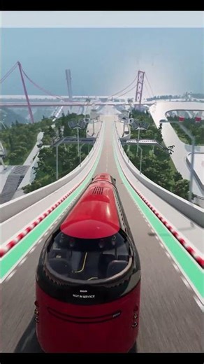 Bus v/s Big Ramp / BeamNG Drive Epic Crash 🚗💥