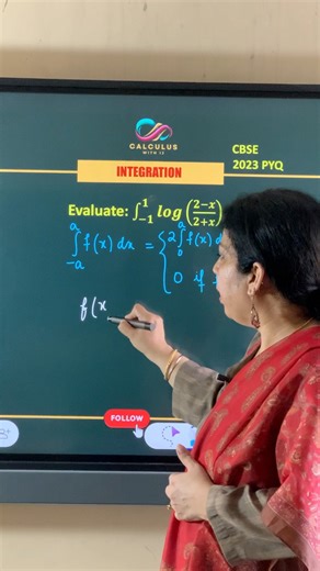 Integration | CBSE class 12 Maths | Previous year question (PYQ) for board exam 2026 #mathematics #reelsinstagram #maths #fbreels #conceptsbyij #calculuswithij #mathstudents #mathtutor #class12maths #integration #calculus #integrals #derivatives #cbseboards2026 | Concepts by Indervir Jolly