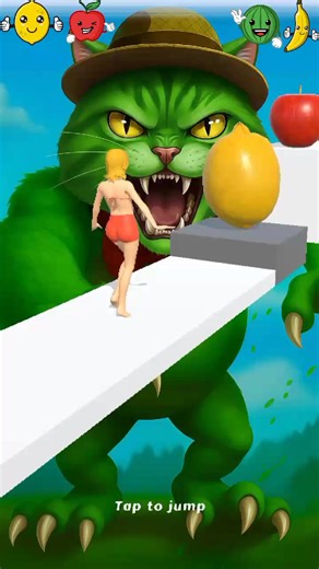 Funny Jumping Gameplay with Squeezy Girl