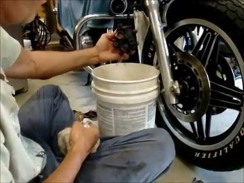 Motorcycle Brake Pad Change | Fixing Sticking Brakes | How To