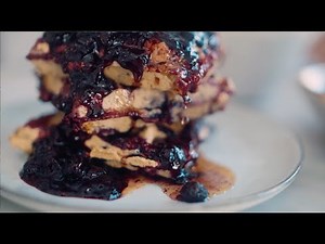 Deliciously Ella Blueberry Waffles | Vegan and Gluten Free