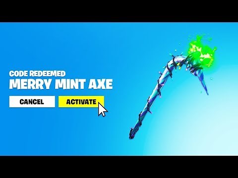 How to REDEEM Merry Minty Pickaxe *NOW*