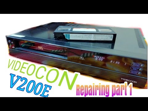 Videocon v200e VCR! Full restoration! 💯🤔 Repairing part 1!