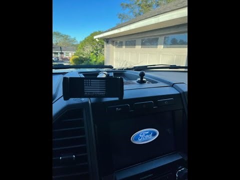 BULLETPOINT Mounting Solutions Phone Mount Install, 2021 Ford F 350 Dually, Falcon 64 Project