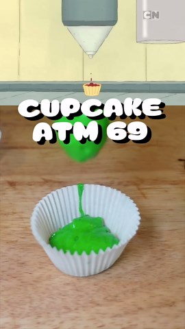 We Bare Bears cupcake ATM version 69: Donatello Ninja Turtle edition!