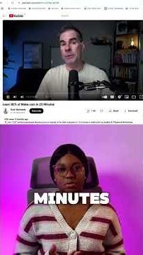 Instead of another episode, build something useful. Watch these 5 free tutorials. #newyoutuber #ai