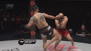 Ssssstunning head kick by Aung La Nsang(Burmese Python)! Download the ONE Super App now 👉 http://bit.ly/ONESuperApp | ONE Championship