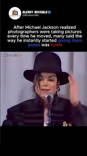 Michael Jackson striking poses for the cameras was unexpectedly adorable.