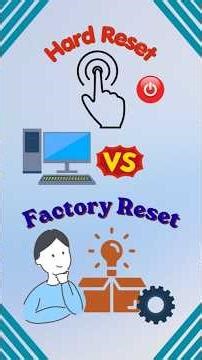 Hard Reset Vs Factory Reset in Computer