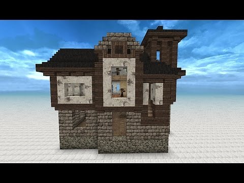 Minecraft Tutorial / let's build mittelalterliches Haus #003