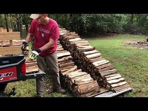 TRANSFORMING WHITE OAK INTO BUNDLE SPLITS WITH THE JOHN DEERE 5045E & SPLIT FIRE 3403 (195)