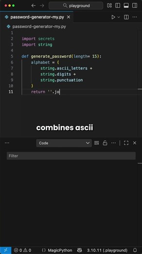 Secure Password Generator - Python for Beginners