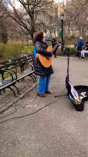 "Golden Slumbers" By The Beatles at Strawberry Fields 🍓 🌳 #girlandguitar