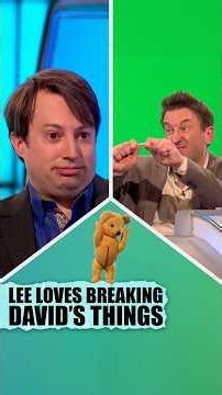Lee Mack and his notorious reputation for breaking David's possessions 🤣 #WouldILieToYou #WILTY