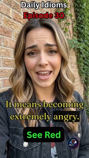 See Red 😡 | When English Idioms Get Emotional! #youtube #shorts #english #learning