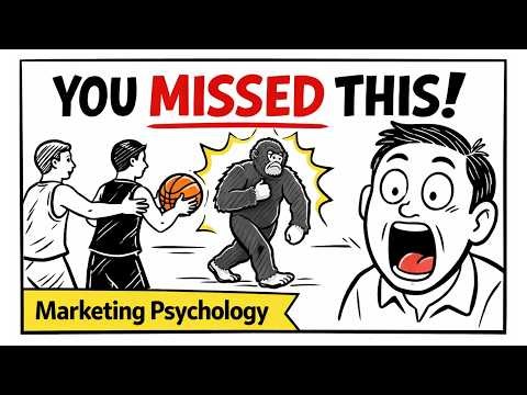 The Invisible Gorilla Test: How Selective Blindness Kills Your Ads