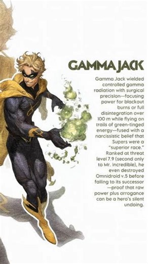Gamma Jack Was the Darkest Super in The Incredibles #theincredibles