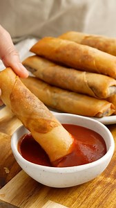 Family favourite vegetable spring rolls recipe. Ingredients Spring roll wrapper 14-15 sheets Cabbage 200 g Carrot 200 g Shiitake mushroom dried 80 Glass noodles 50 g Garlic 2 cloves Spring onions 3-4 Seasonings Soy sauce 1 tbsp Sugar 2 tsp Sesame oil 2 tsp Salt 1 tsp Pepper half tsp Flour glue (1 tbsp flour water 2 tbsp ) Oil for frying Instructions Soak dried mushrooms in the warm water for 15 minutes. Then, squeeze the water out and cut it into small pieces. Soak the glass noodles in hot water