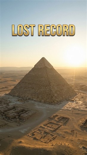 How The Great Pyramid Lost Its Record 🤯 #history #engineering #egypt