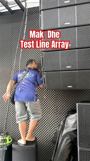 Mak dhe luiz test Line array FEST #soundsystem