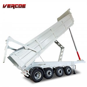 [Hot Item] Best Price Side Dumper Tipper Semi Trailer 35 Cubic Meter Rear Dump Tipper Dump Semi Trailer