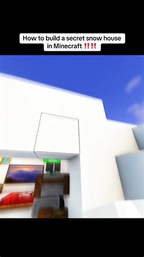 How to Build a Secret Snow House in Minecraft