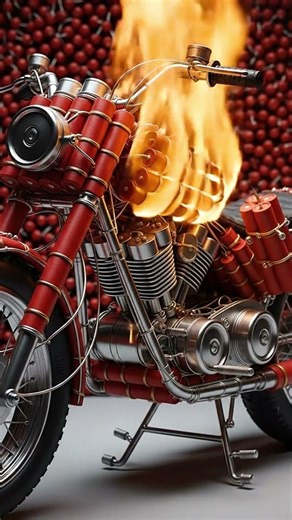 Bomb Motorcycle Blast – Insane Slow Motion Explosion 🔥