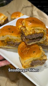 I love making sliders! Especially these Smashburger Sliders! 🔥🔥 #foodie #sliders #easyrecipe | Cooking With Katie Cross