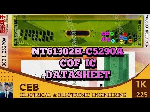 NT61302H-C5290A Cof ic datasheet | NT61302H-C5290A COF / TAB