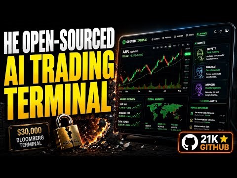 He open-sourced a $30k AI trading terminal, 21k stars on github