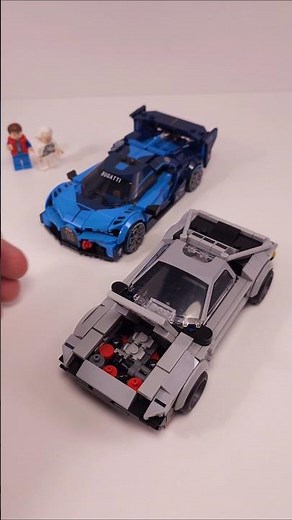 LEGO Speed Champions Toyota AE86 MOC (77256) vs Bugatti Vision Gran Turismo (77253) #shorts TBB