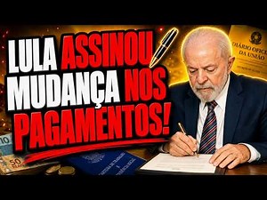 LULA SIGNED and CHANGED the JULY PAYMENTS