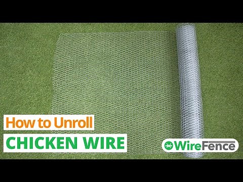 How to Unroll Chicken Wire (EASY & SIMPLE) | WireFence