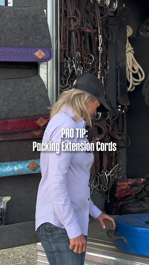 184K views · 3.8K reactions | PRO TIP for hauling with and storing extension cords neatly this summer. | Between The Reins | Facebook