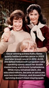 She beat cancer twice. Then did something Hollywood never expected—she spoke. Kathy Bates survived ovarian cancer quietly, then faced breast cancer in the spotlight. After her double mastectomy at 63, she became a voice for millions living with lymphedema—a painful, chronic condition most people have never heard of. She didn’t just survive. She advocated. Won two more Emmys. And proved that losing parts of your body doesn’t mean losing your power. This is what courage after cancer truly looks li