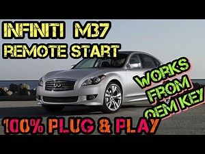 2011-2013 Infiniti M37 Plug & Play Remote Start Kit