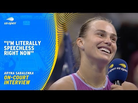 Aryna Sabalenka On-Court Interview | 2024 US Open Final