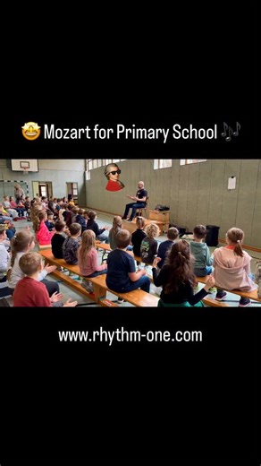 🙌 Bring classical music to life in your classroom! This engaging body percussion activity helps primary school students experience Mozart actively — with movement, rhythm, and lots of fun. Our material includes music, notation, and videos for easy and direct use in your lessons. 👉 Find everything here: https://www.rhythm-one.com/en/digital-products/25-body-percussion-alla-turca.html #bodypercussion #rhythmone #classroommusic #primaryschool #richardfilz | RhythmOne