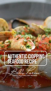 This classic Authentic Cioppino is LOADED with fresh seafood! | Chef Billy Parisi