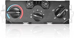 A/C Air and Heater Conditioning Control Switch Panel 15-73870 HVAC Climate Control Module Replacement for 2004-2012 Chevy Colorado GMC Canyon 2006 Replaces 25841856 15113185 15238515 15858833 15221922