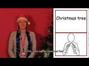 Learn the Makaton sign for Christmas Tree