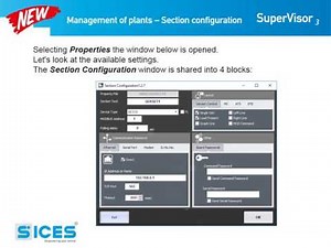 SICES SUPERVISOR 3 Video Manual