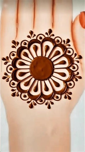 simple easy stylish mehndi design for back hand #mehndi #hennadesign #mehandi #mehndidesign
