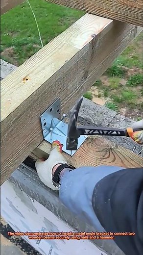 Strong Wood Joint Using Metal Angle Bracket | Easy and Reliable Connection Method