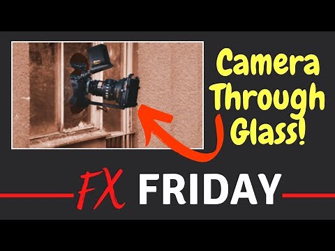 How To Make Your Camera Go through Glass Visual Effect